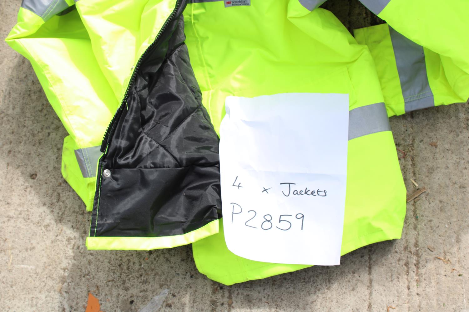 FOUR HI-VIZ JACKETS - Image 2 of 3