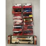 FOURTEEN BOXED HERPA VEHICLES
