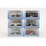 SIX VARIOUS AS NEW AND BOXED OXFORD AUTOMOBILE COMPANY VEHICLES