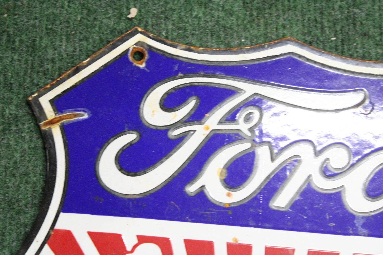 A FORD, ENAMEL, ROUTE 66 SIGN, 30CM X 30CM - Image 2 of 2