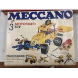 A BOXED MECCANO MOTORISED 3 SET