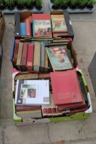 A LARGE ASSORTMENT OF VINTAGE BOOKS