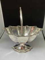 A HALLMARKED BIRMINGHAM SILVER STRAWBERRY BASKET GROSS WEIGHT 142 GRAMS