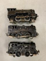 THREE VINTAGE METAL 00 GAUGE, TWO TTR, ONE CONTINENTAL LOCOMOTIVE