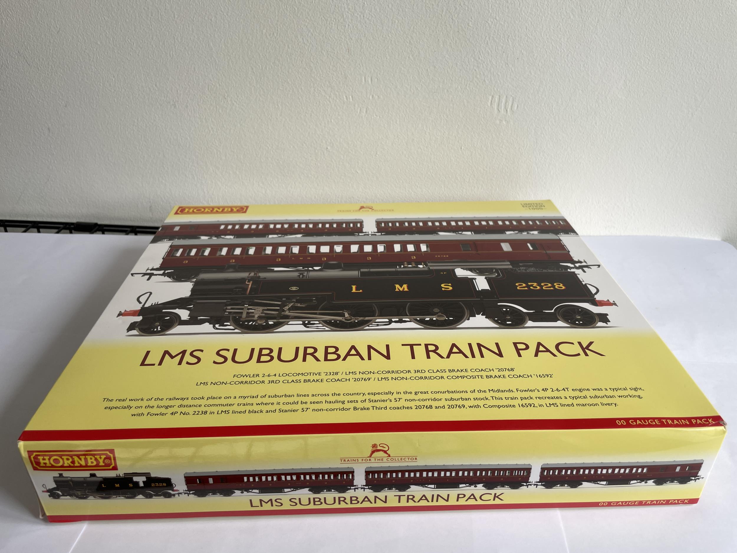 A HORNBY LIMITED EDITION OF 1000 AS NEW AND UNUSED BOXED LMS SUBURBAN TRAIN PACK 00 GAUGE - Image 2 of 3