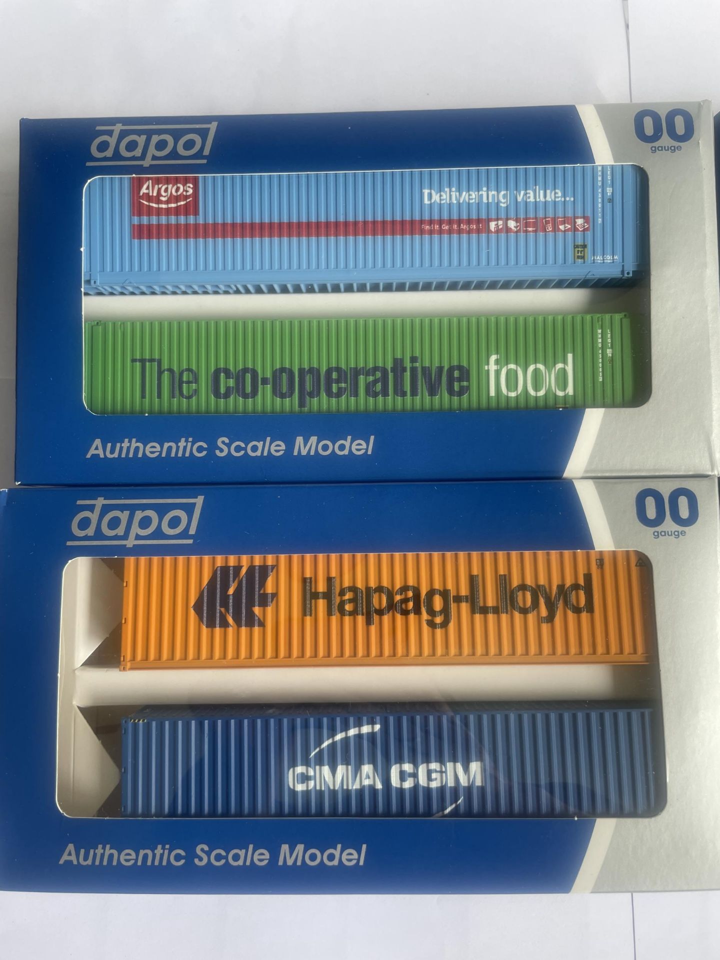 FOUR BOXED DAPOL 00 GAUGE TWIN PACK CONTAINERS - Image 2 of 5