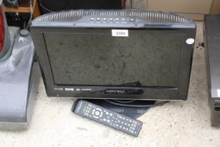A MATSUI 15" TELEVISION WITH REMOTE CONTROL