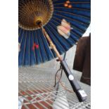 A VINTAGE ORIENTAL PARASOL