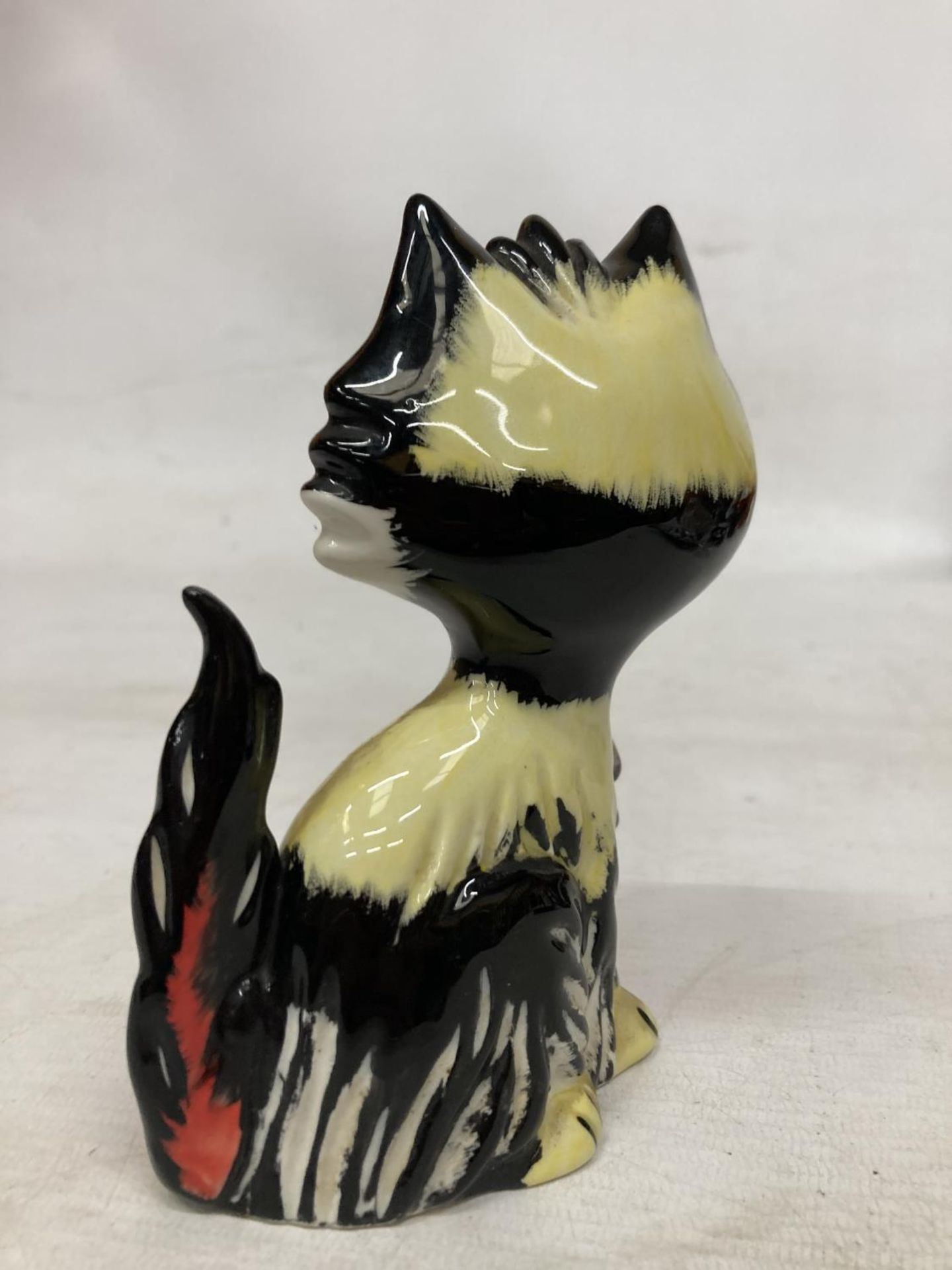 A LORNA BAILEY HAND PAINTED AND SIGNED CAT SHAGGY - Image 3 of 6