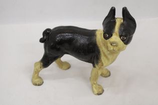 A CAST BOSTON TERRIOR/BULLDOG FIGURE