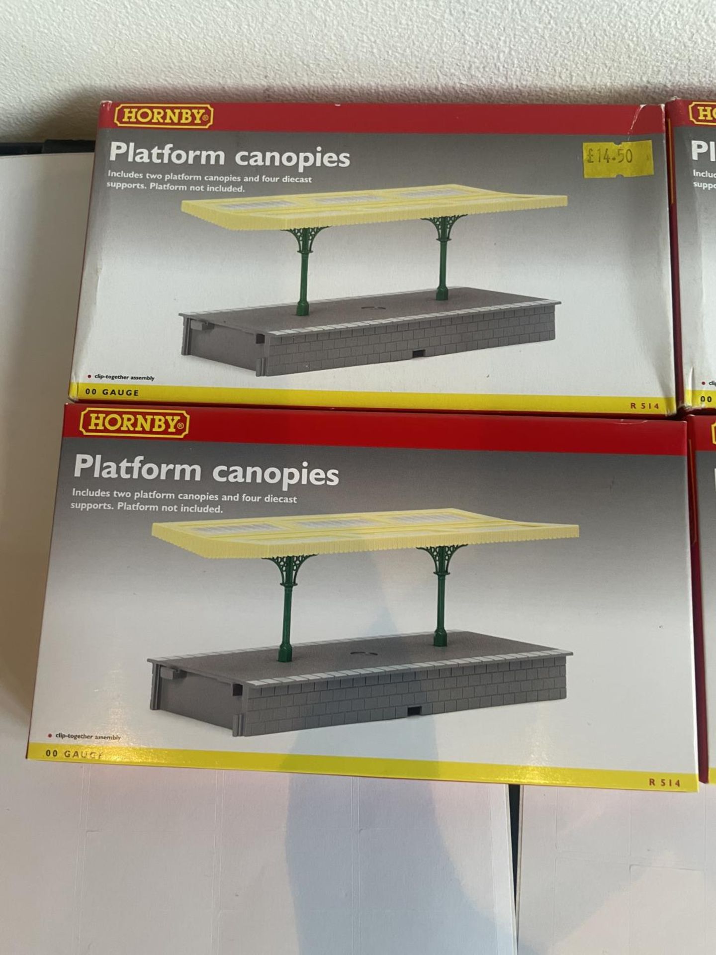 SIX HORNBY AS NEW AND BOXED 00 GAUGE PLATFORM CANOPIES - Image 2 of 2