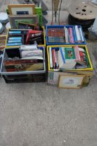 A LARGE ASSORTMENT OF VARIOUS BOOKS