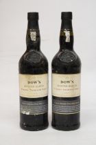 TWO 75 CL B0TTLES OF DOW'S MASTER BLEND FINEST RESERVE PORT