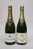 TWO BOTTLES OF CHAMPAGNE - CHARLES DE MURET AND PRINCE LAURENT