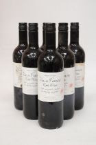 SIX BOTTLES OF VIN DE FRANCE RED WINE