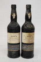 TWO 75 CL B0TTLES OF DOW'S MASTER BLEND FINEST RESERVE PORT