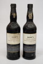 TWO 75 CL B0TTLES OF DOW'S MASTER BLEND FINEST RESERVE PORT