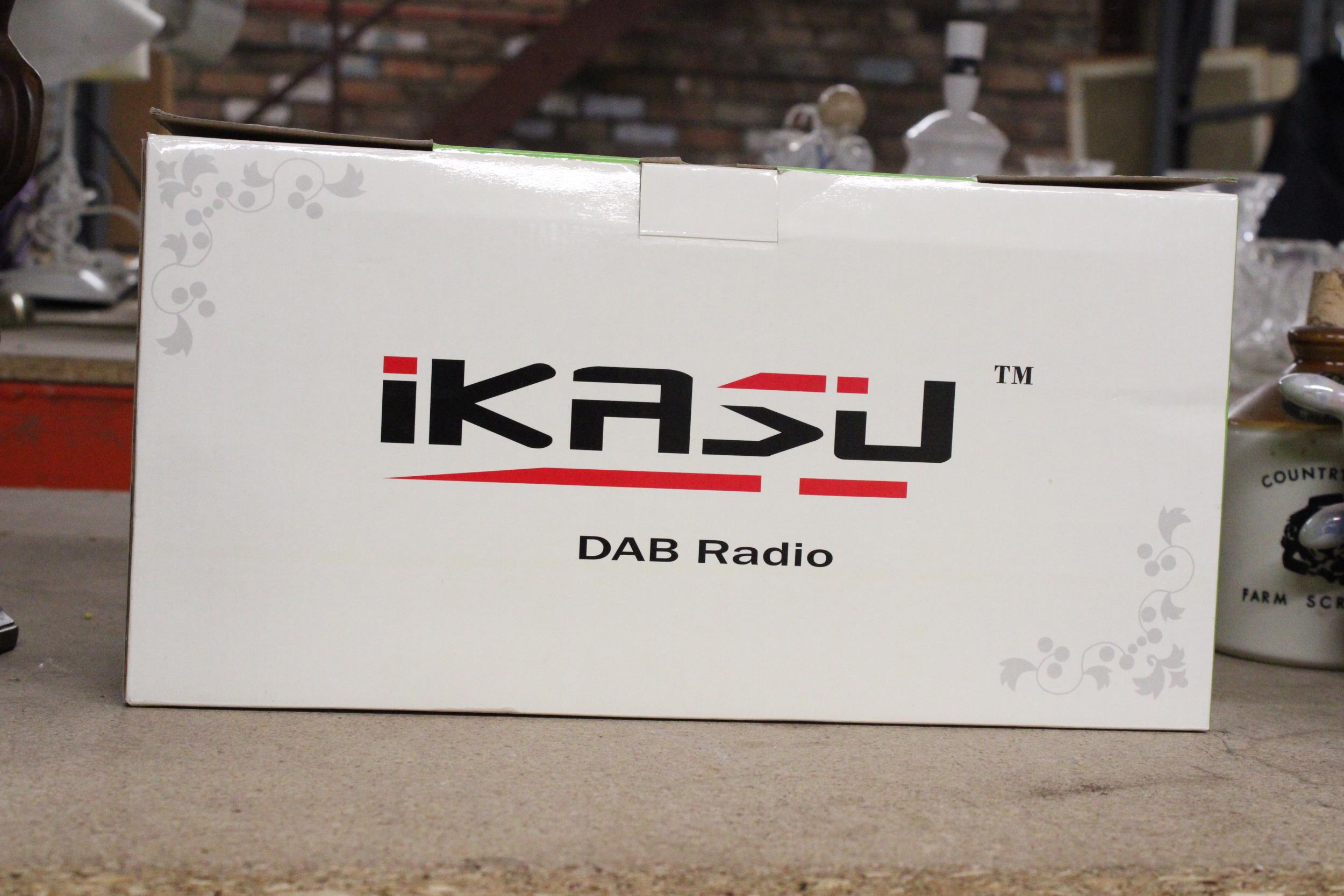 A BOXED IKASU DAB RADIO - Image 3 of 3