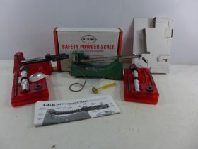 A LEE 308-C3 AND 223-L1 RELOADING KIT AND POWDER SCALES