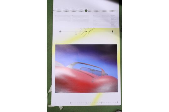 A FERRARI CALENDER DEPICTING A COLLECTION OF FERRARI'S - Image 4 of 8