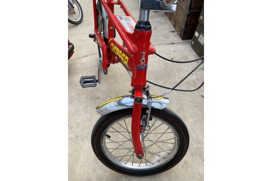 A RED MKIII RALEIGH CHOPPER BIKE - Image 8 of 8