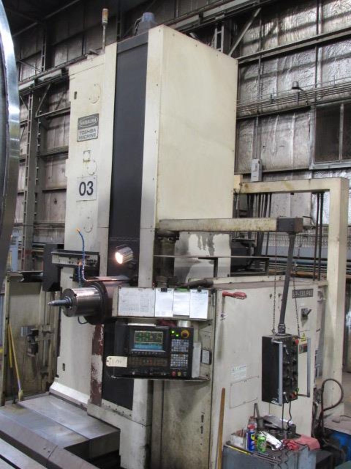 Toshiba Shibaura BP-130P40 CNC Horizontal Table Type Boring Mill - Image 10 of 13
