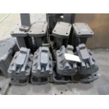 4 Jaws & Risers for Vertical Boring Mills on Pallet