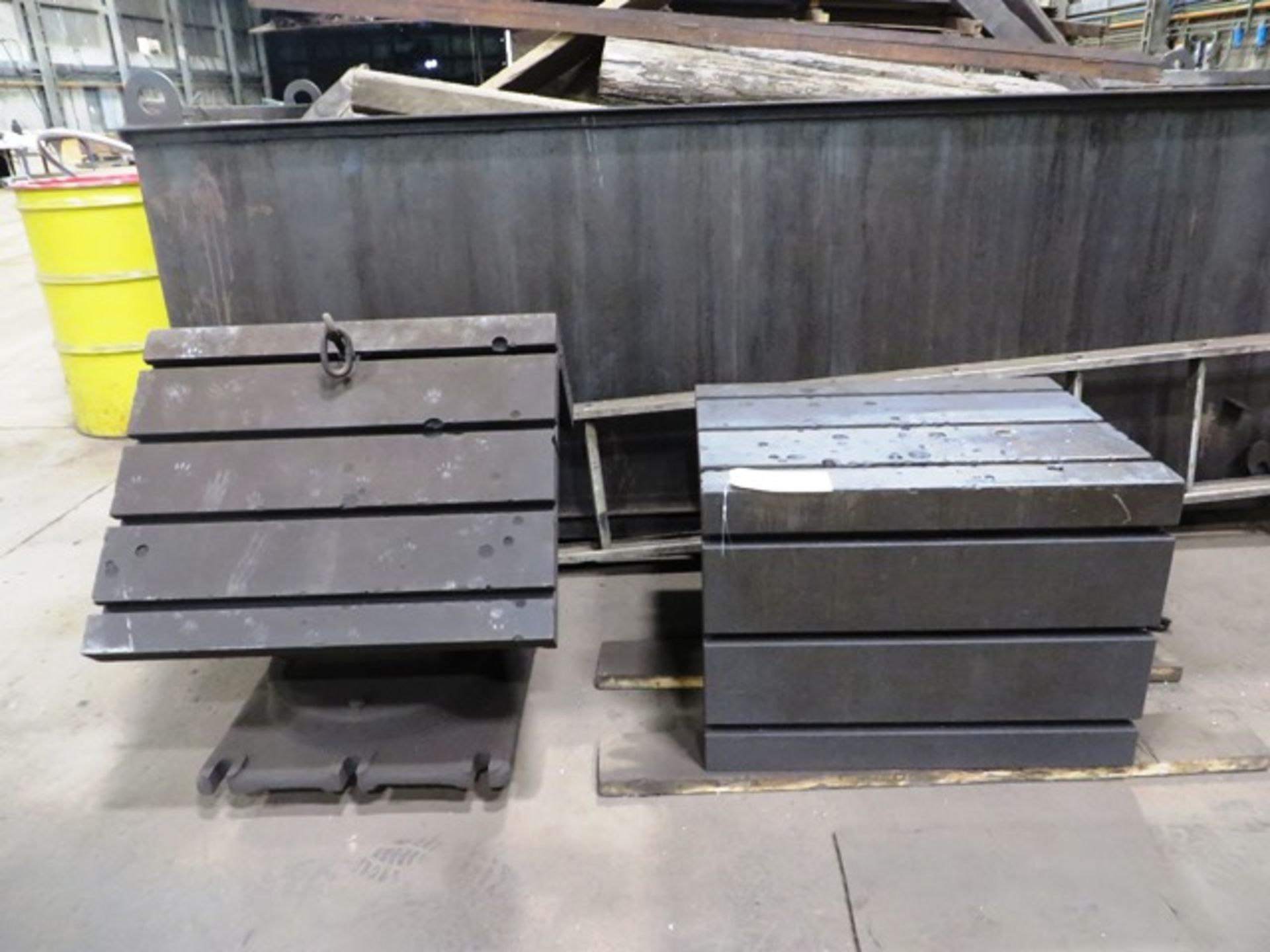 (2) T-Slotted Box Tables