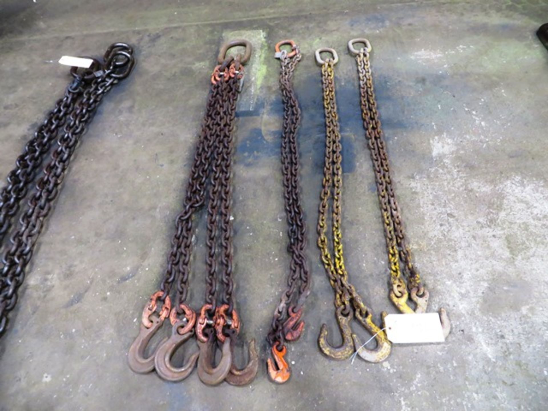 (4) Assorted Hook Lifting Chains