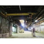 2 Ton Overhead Crane with Approx. 20' Span x Approx. 120' Runway Load Start, 2 Ton Electric Hoist