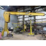 Able Howe 1-1/2 Ton 360 Degrees Free Standing Jib Crane