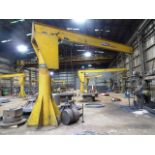 Able Howe 1-1/2 Ton 360 Degrees Free Standing Jib Crane