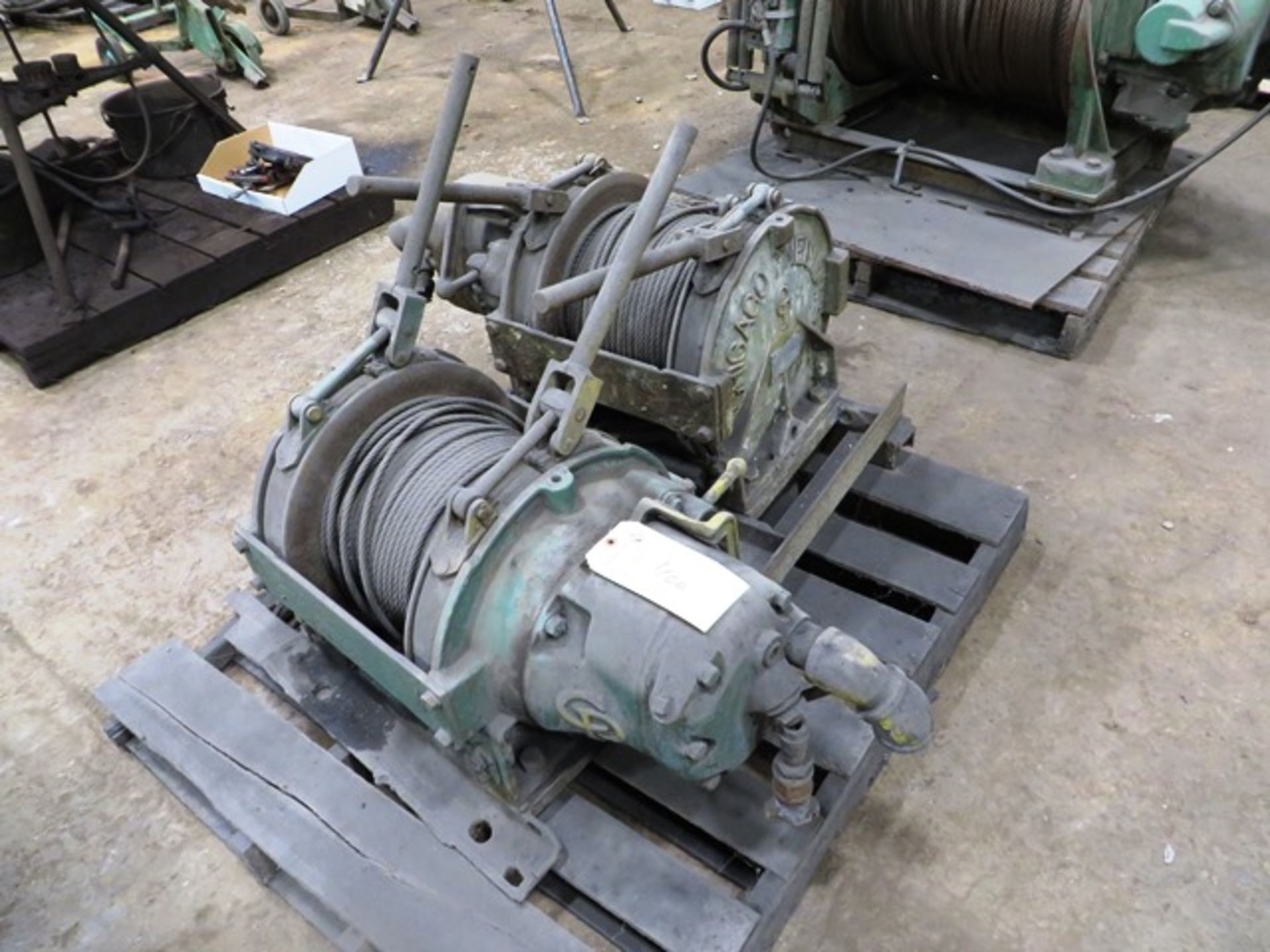 (2) Chicago Pneumatic Winches