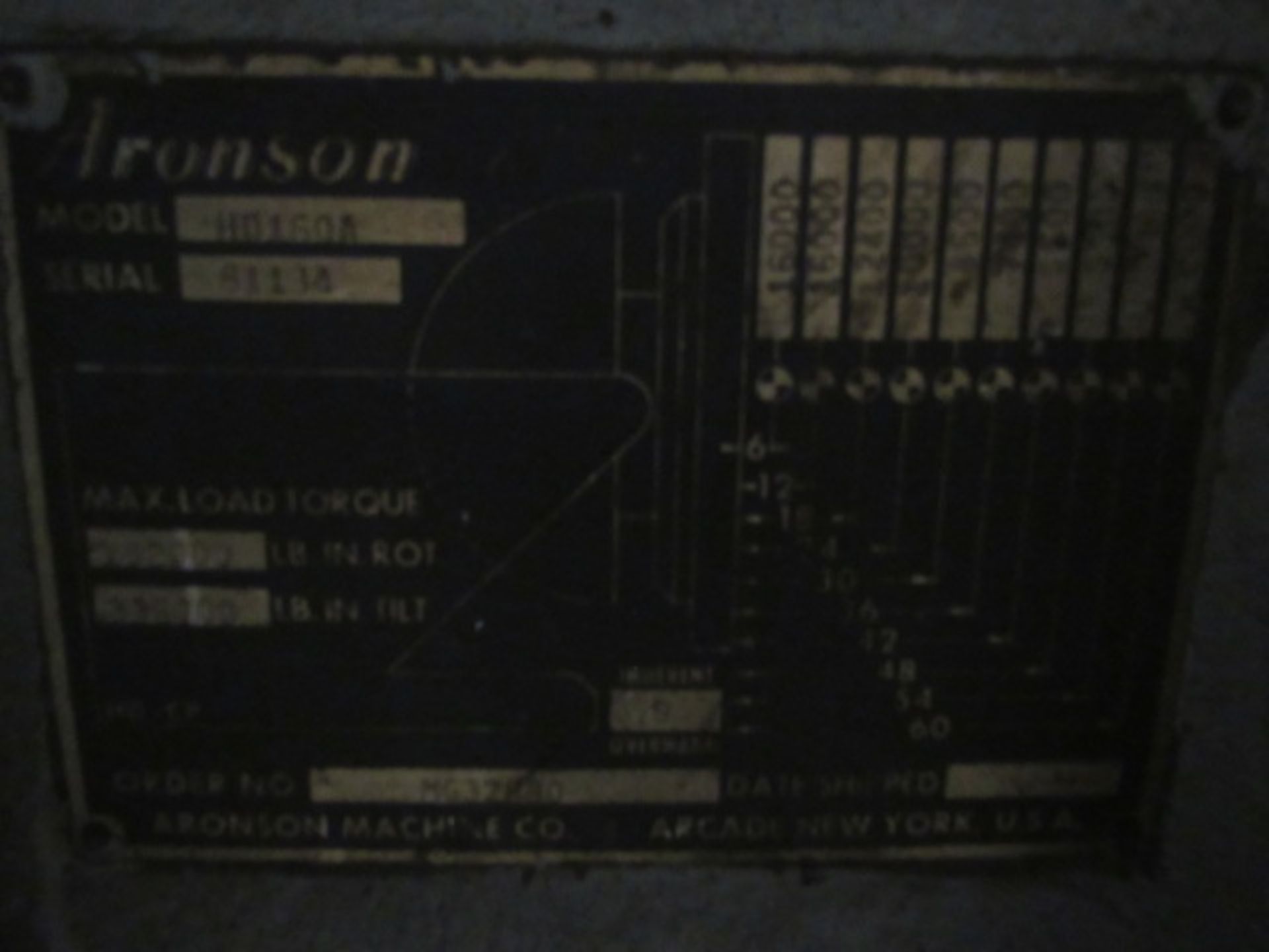 Aronson HD-160A Welding Positioner - Image 7 of 7