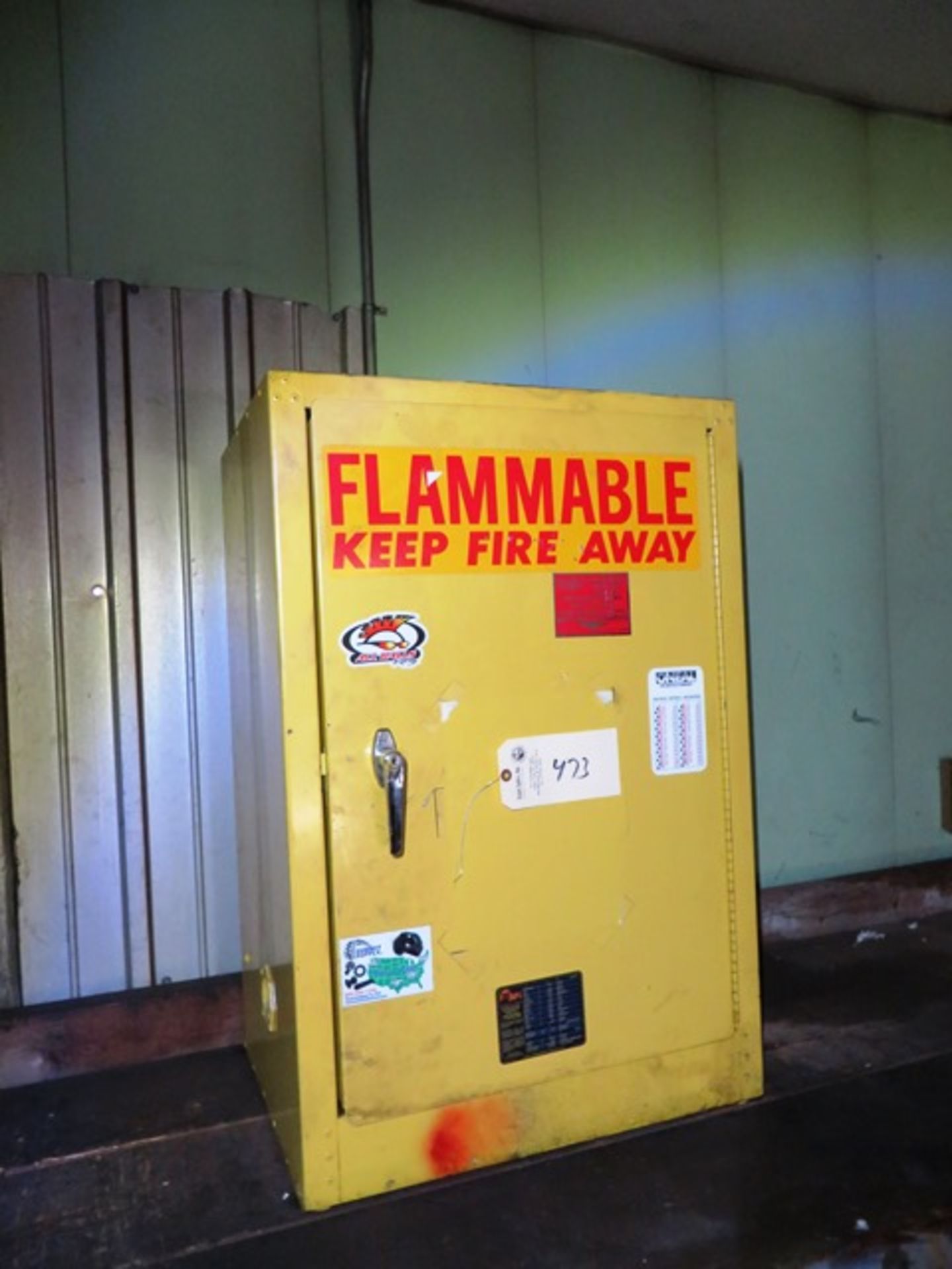 Single Door Flammable Paint Cabinet