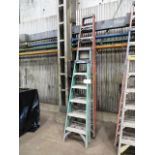 (3) Assorted Fiberglass Ladders