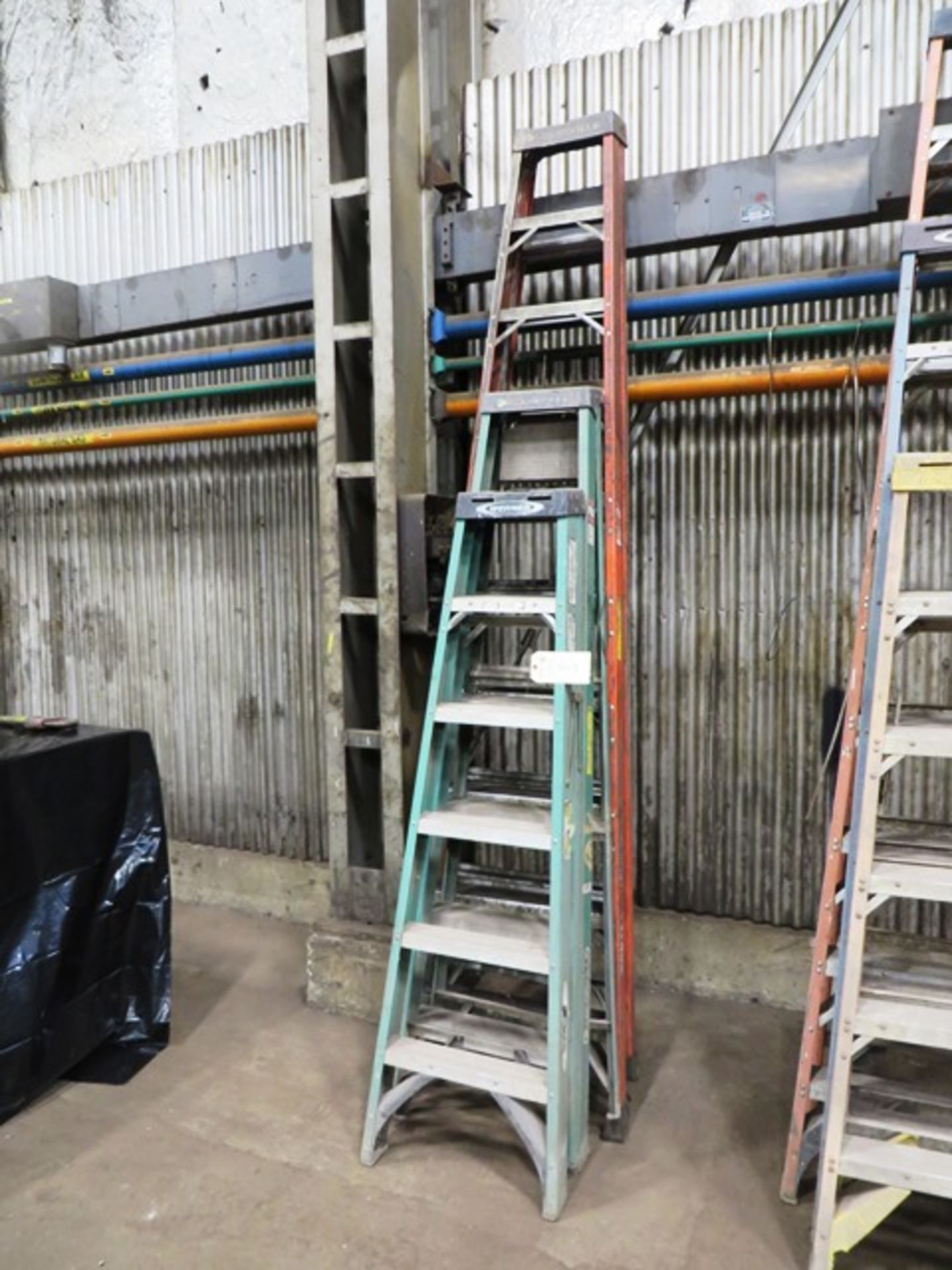 (3) Assorted Fiberglass Ladders