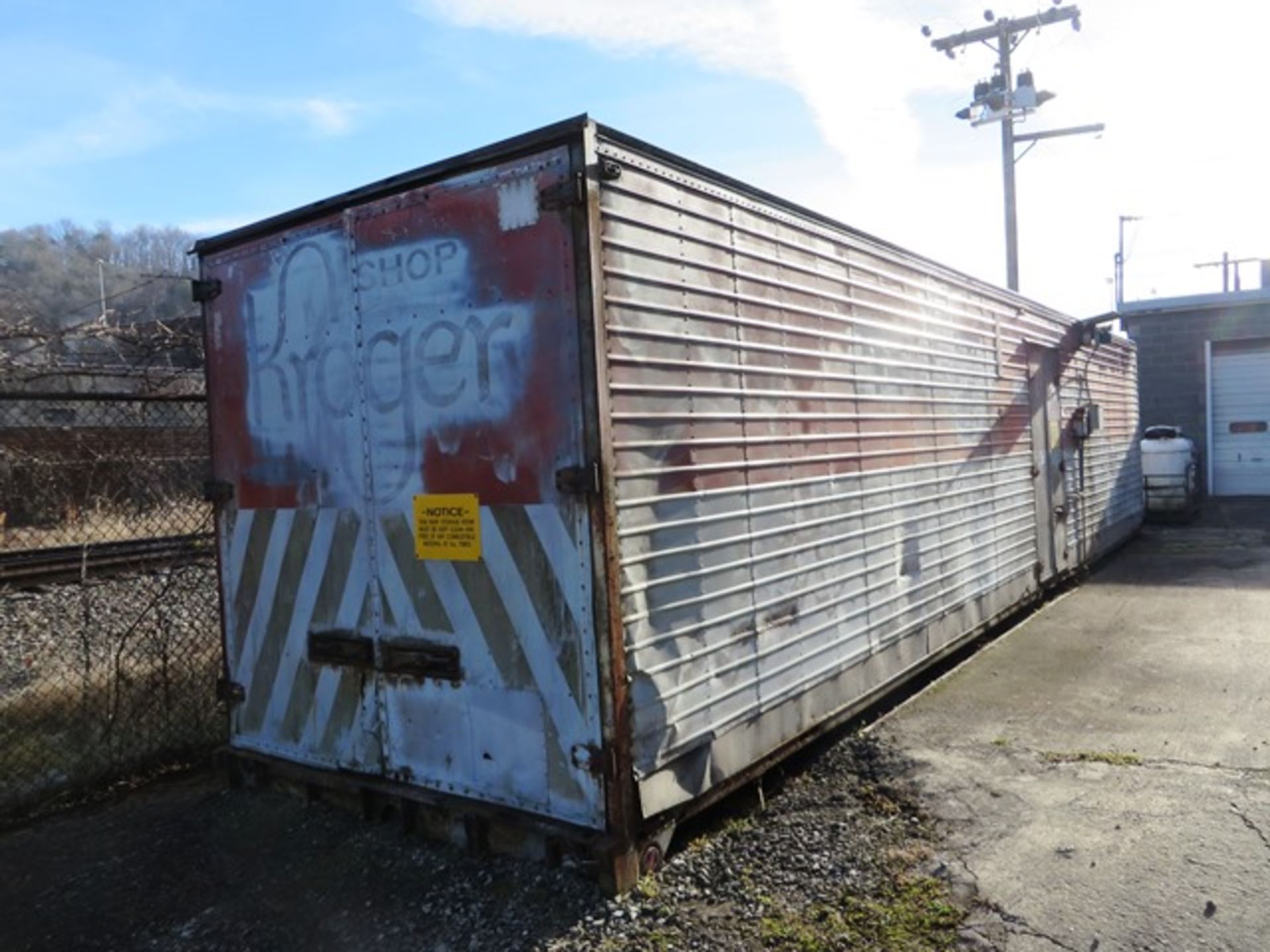 40' Storage Trailer Converted to Into Paint Storage Container