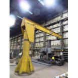 Able Howe 1-1/2 Ton 360 Degrees Free Standing Jib Crane