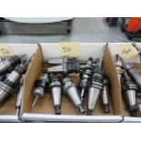 (8) CAT 40 Taper Tool Holders