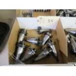 (8) CAT 40 Taper Tool Holders