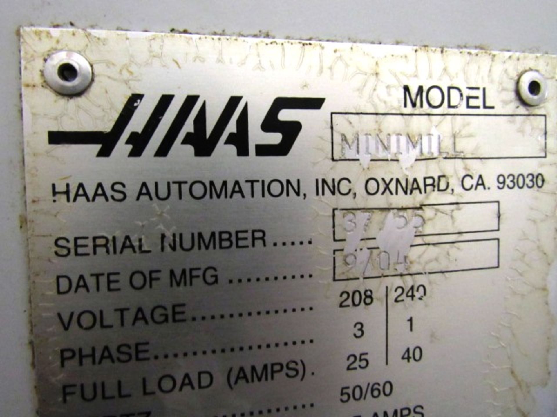Haas Mini-Mill 3-Axis CNC Machining Center - Image 7 of 7
