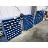 (4) Sections of Fastenal Cabinets with Hardware & Some Tooling