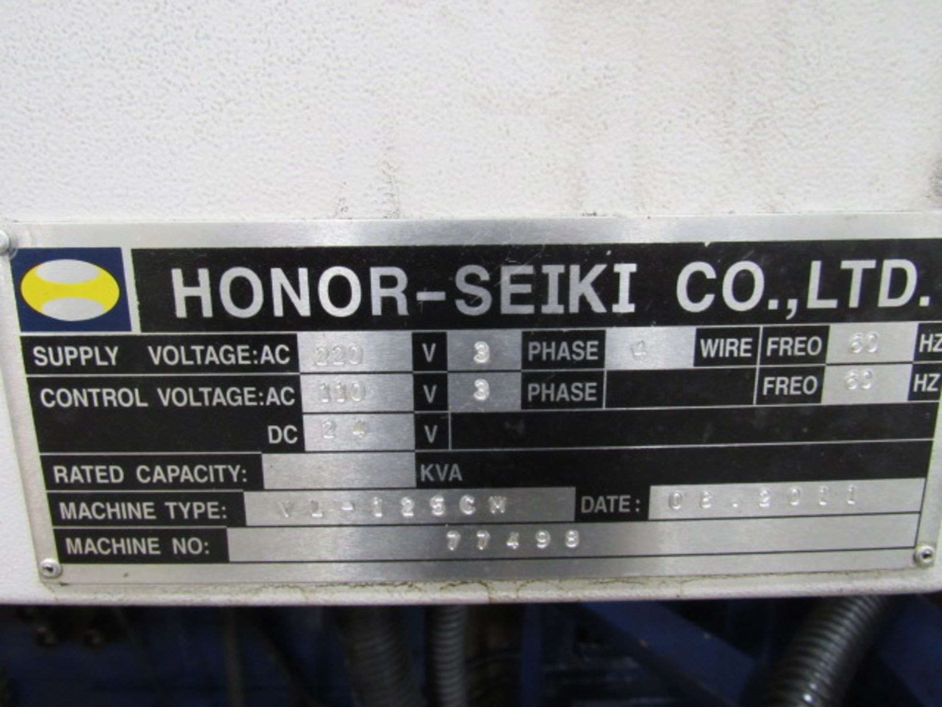Honor Seiki VL-125CM CNC Vertical Turning Lathe with Live Milling - Image 15 of 15