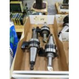 (3) Big Kaiser CAT 50 Taper Tool Holders