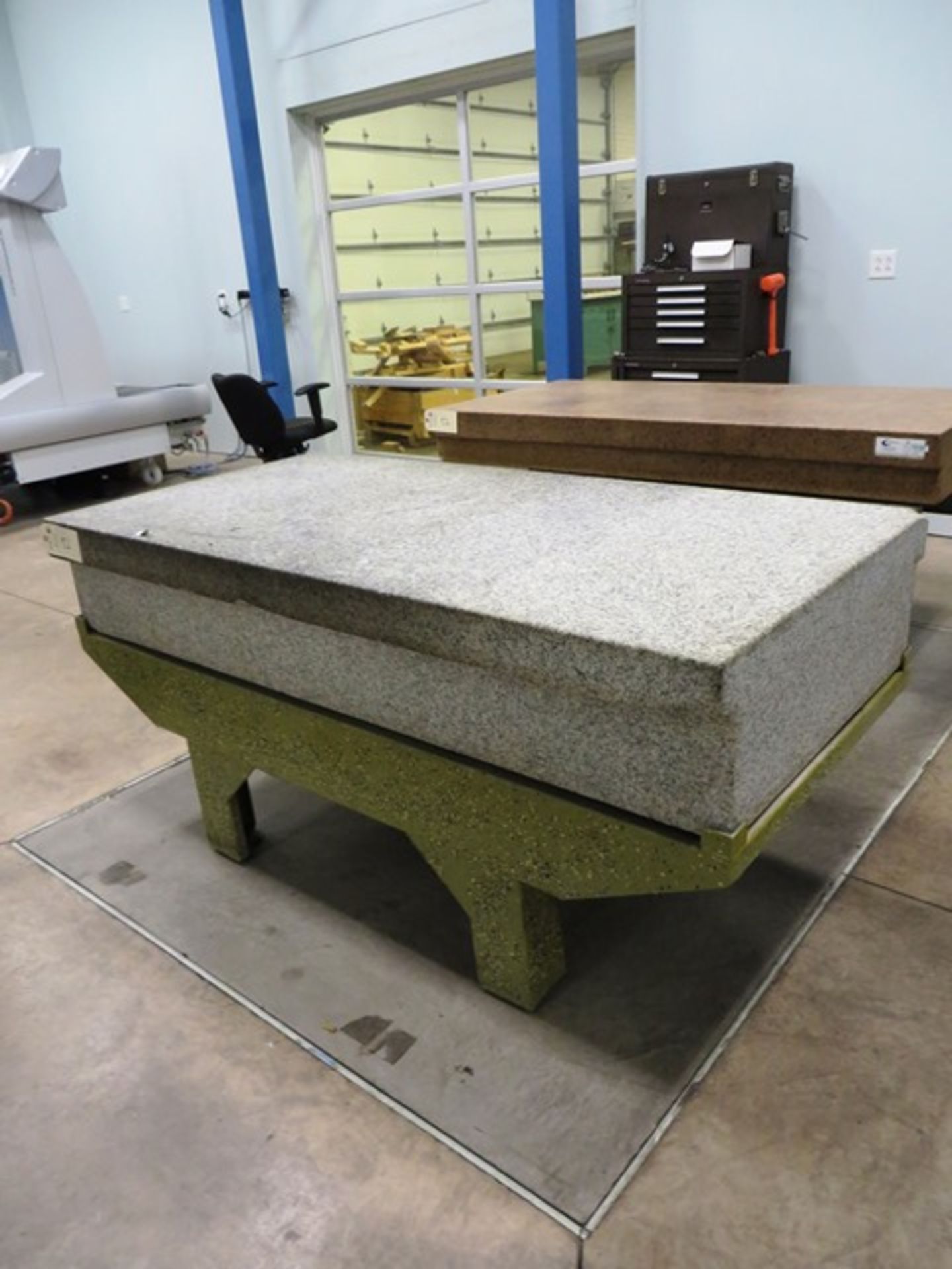 Starrett 5'x 6' Granite Surface Plate on Stand