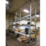 (2) Sections of 3 Tear Pallet Racking