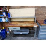 Butcher Block Work Bench