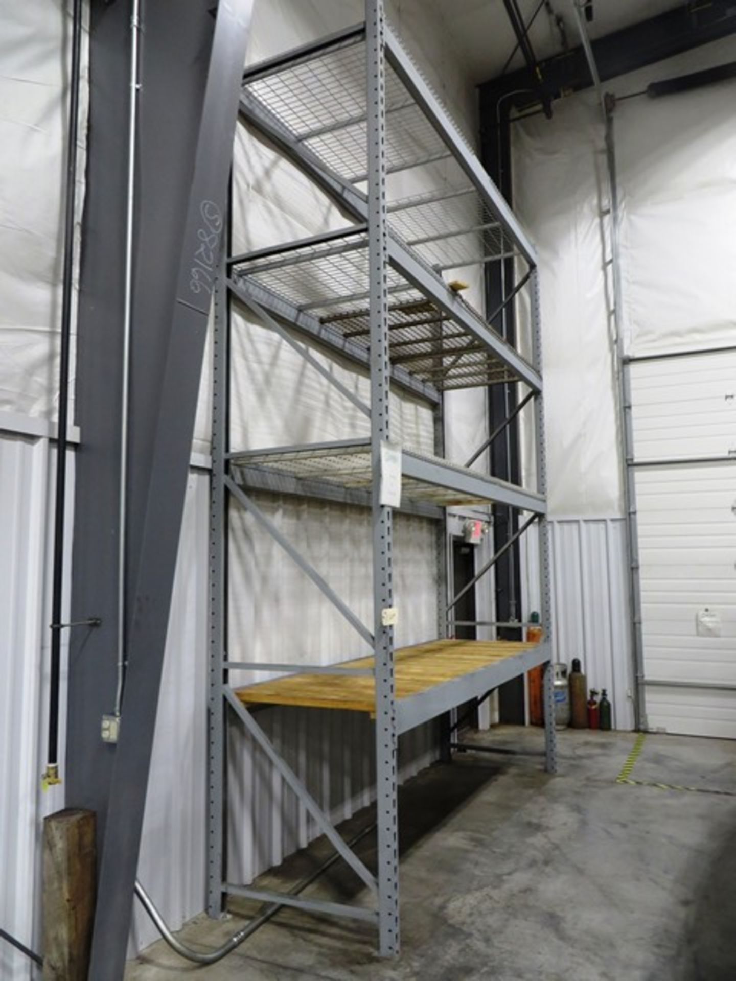 (2) Sections of 4 Tear Pallet Racking