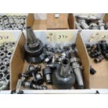 CAT 40 Taper Tool Holders with Tappers & Retention Knobs